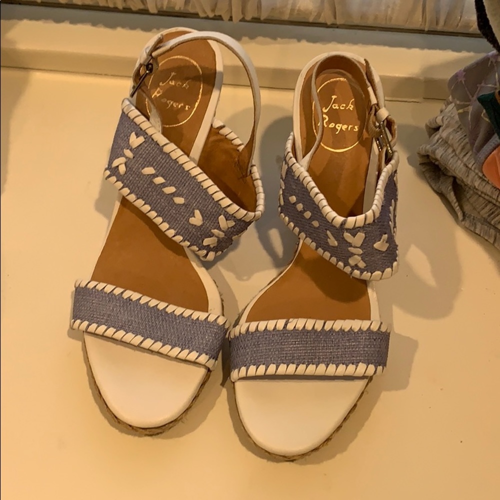 Jack Rogers summer wedges! Size 8.5 - Picture 1 of 3